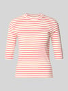 Lanius T-shirt met 3/4-mouwen Wit