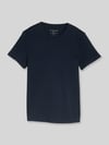 Tom Tailor Regular Fit T-Shirt aus reiner Baumwolle Dunkelblau