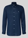 Polo Ralph Lauren Regular Fit Freizeithemd aus reinem Leinen Marine