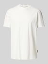 Armani Exchange T-shirt z detalem z logo Biały