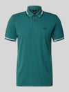 BOSS Green Slim Fit Poloshirt aus reiner Baumwolle Modell 'PAUL' Dunkelgruen