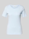 s.Oliver RED LABEL T-shirt o kroju regular fit z czystego interlockowego dżerseju bawełnianego Jasnoniebieski