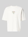 REVIEW T-Shirt mit überschnittenen Schultern Offwhite