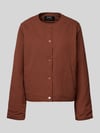 ECOALF Jacke mit Rundhalsausschnitt Modell 'GABI' Dunkelbraun