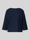 Tom Tailor Loose Fit 3/4-Shirt aus Baumwoll-Mix mit Modal-Anteil Marine