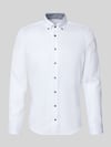 Seidensticker Slim Fit Businesshemd aus reiner Baumwolle Weiss