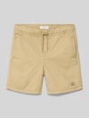 NAME IT Sweatshorts met steekzakken, model 'KMRYAN' Zand
