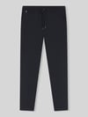 BOSS Modern Fit Straight Leg Hose aus Leinen-Mix Modell 'KANE1' Dunkelblau