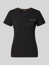 BOSS Orange regular fit T-shirt van puur katoen model 'C-Elove_4' Zwart