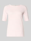 s.Oliver RED LABEL Relaxed Fit T-Shirt aus reiner Baumwolle Hellrosa