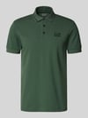 EA7 Emporio Armani Regular Fit Poloshirt mit Logo-Print Gruen