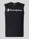 Champion Top mit Logo und Rundhalsausschnitt Black