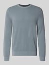 Marc O'Polo regular fit pullover van puur katoen Rookblauw