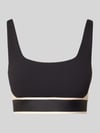 Fabletics Slim Fit Sport BH mit Logo-Detail Black