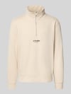JACK & JONES Troyer mit Troyer-Kragen Modell 'SOHO' Beige