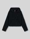 Tommy Jeans Regular Fit Teddyjacke mit Reißverschluss Black