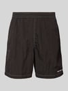 Carhartt Work In Progress Zwembroek met elastische band, model 'CANBY' Zwart