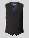 Pierre Cardin Regular fit gilet van scheerwolmix, model 'HUGO' Zwart