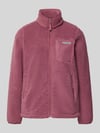 Columbia Fleecejacke mit Stehkragen und Label-Detail Mauve