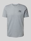 Under Armour T-shirt met labelprint Middengrijs