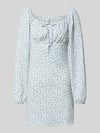 ONLY Getailleerde mini-jurk met structuurmotief, model 'HILLARY' Offwhite