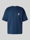 REVIEW T-shirt z okrągłym dekoltem Ciemnoniebieski