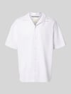 JACK & JONES Premium Regular Fit Freizeithemd aus Baumwoll-Mix mit Leinen-Anteil Modell 'MONTANA' Weiss