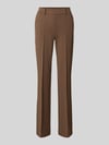 CAMBIO Regular Fit Hose mit elastischem Bund Modell 'FRANCOISE' Dunkelbraun