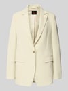 BOSS Orange Regular Fit Longblazer mit Reverskragen Modell 'JABLA3' Hellgelb