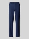 HECHTER PARIS Pantalon met vouw en steekzakken Blauw
