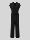 ROBE LÉGÈRE Jumpsuit in wikkellook met V-hals Zwart