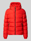 Superdry Gewatteerd jack met labelstitching en capuchon Rood