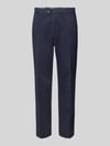 EUREX by Brax comfort fit stoffen broek met Franse steekzakken model 'JIM' Marineblauw