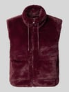 FREE/QUENT Weste mit Stehkragen Modell 'FONY' Bordeaux