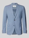 s.Oliver BLACK LABEL Slim fit 2-knoopscolbert met viscosegehalte Lichtblauw