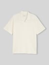 Tom Tailor Denim Relaxed Fit Poloshirt aus Baumwoll-Mix Offwhite
