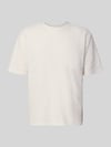 MCNEAL t-shirt z fakturowanym wzorem i okrągłym dekoltem Écru
