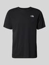 The North Face Regular Fit T-Shirt mit Logo-Stitching Black