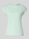 Christian Berg Woman T-Shirt mit Rundhalsausschnitt und Rollsaum Mint