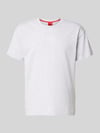 HUGO Regular Fit T-Shirt aus Baumwoll-Mix Modell 'LAZE T-SHIRT' Hellgrau