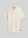 Tommy Jeans relaxed fit poloshirt van puur katoen Zand