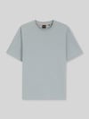 BOSS Orange Relaxed Fit T-Shirt aus reiner Baumwolle Modell 'TCHUP' Eisblau