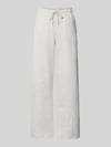Gina Tricot Wide Fit Sweatpants aus Baumwoll-Mix Modell 'Iconic' Hellgrau Melange