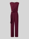 Rinascimento Regular fit jumpsuit met siergarnering Bordeaux