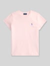 Polo Ralph Lauren regular fit T-shirt van puur katoen Lichtroze