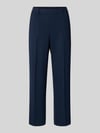 Stehmann Straight Fit Culotte aus Viskose-Mix Modell 'Fenja' Marine