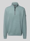 LERROS relaxed fit sweatshirt van katoenmix model 'SELANIK' Lichtturquoise