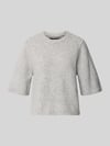 VERO MODA oversized pullover met wol model 'BOOM' Lichtgrijs