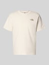 The North Face Relaxed fit T-shirt van puur katoen Offwhite