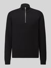 ONLY & SONS troyer o kroju regular fit z czystej bawełny model 'TING' Czarny